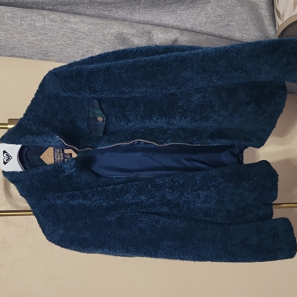 Pendleton Fleece Jacket, Woman's Size Large. Navy… - image 3